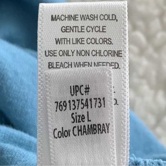 Cuddl Duds Hoodie Dress Womens Large Pockets Cotton Core Lounger Home Errands - Picture 7 of 9